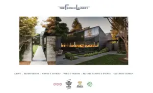 The French Laundry – Top Ví Dụ Website Nhà Hàng Đẹp