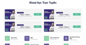 Thông tin các khóa học