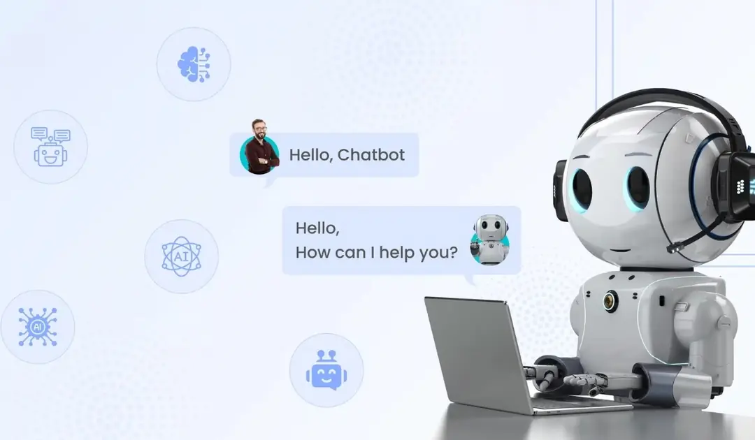 Chatbot AI trên website tiếp nhận câu hỏi và chuyển yêu cầu cho nhân viên